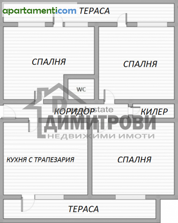 Четиристаен апартамент Варна Спортна Зала 1